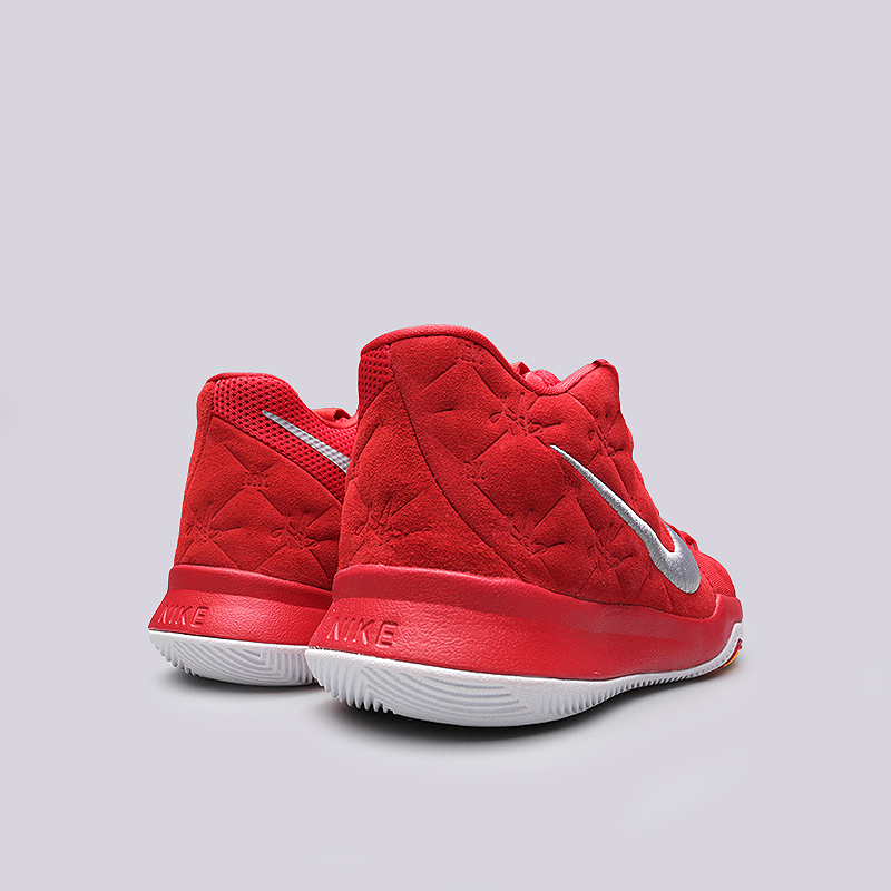 детские красные баскетбольные кроссовки Nike Kyrie 3 GS 859466-601 - цена, описание, фото 4